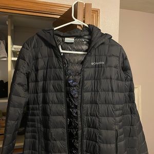 Black Columbia parka
